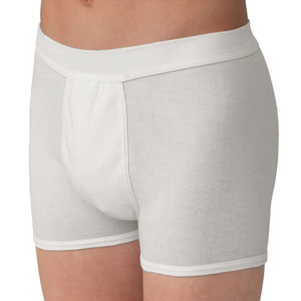 PFLEGE POINT® Herren Inkontinenz-Boxershort PROtect weiß XL