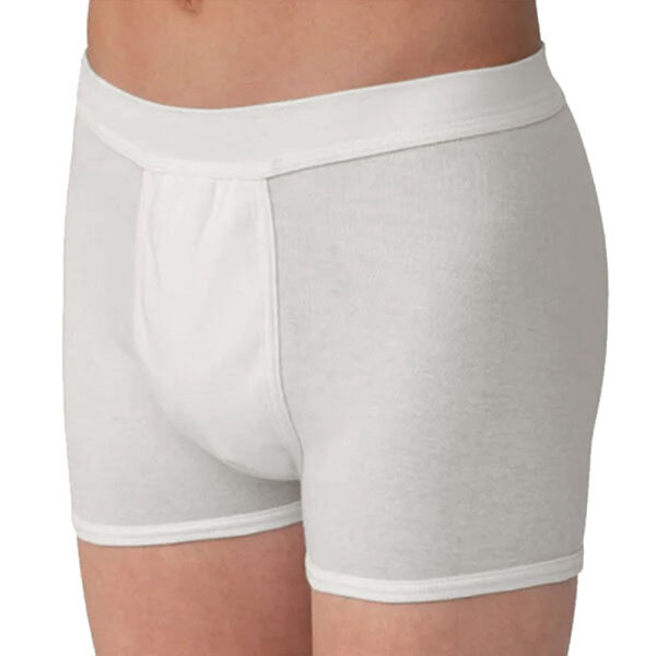 PFLEGE POINT® Herren Inkontinenz-Boxershort PROtect weiß 2XL